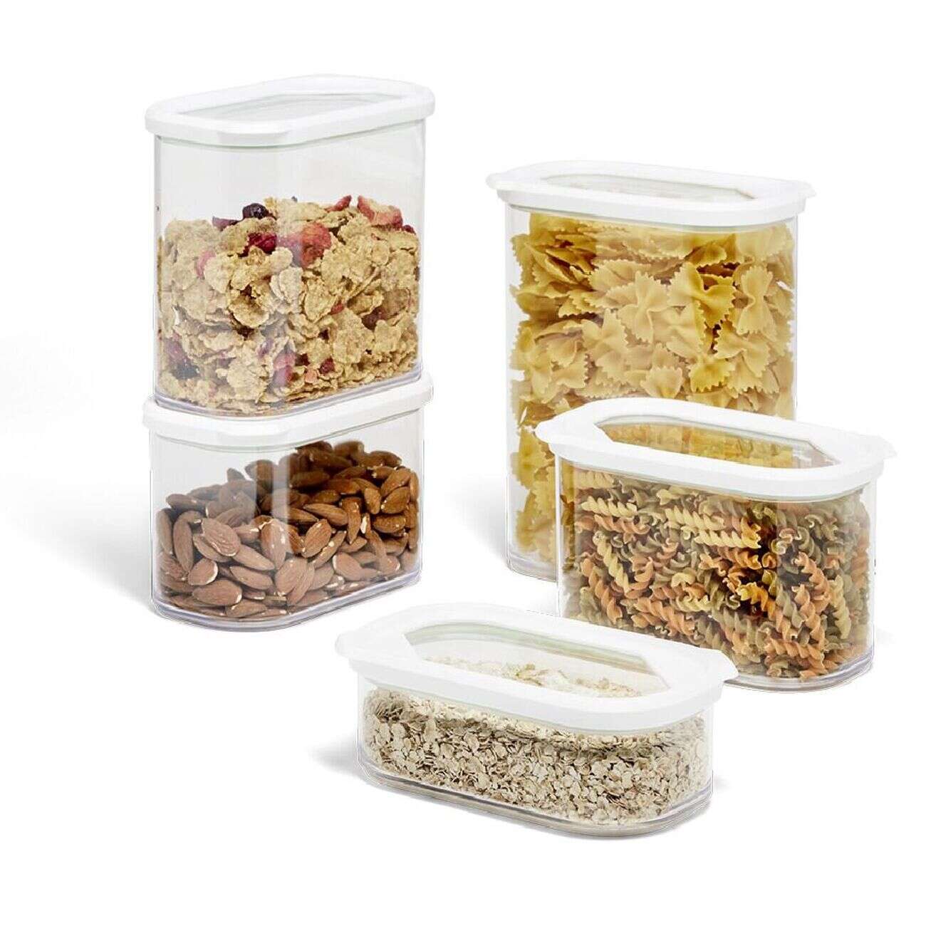 Boîte alimentaire plastique x5