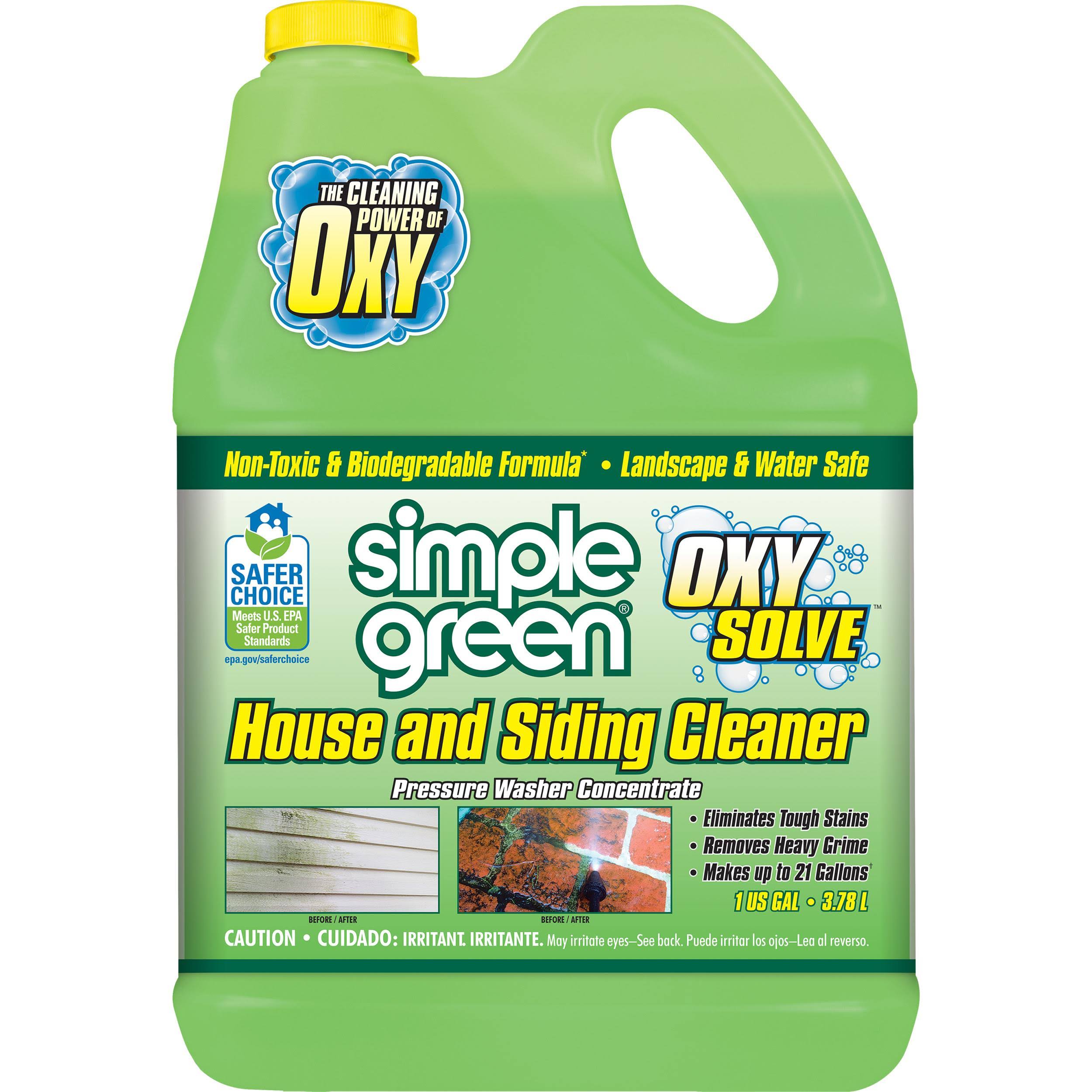 Simple Green Oxy Solve House and Siding Pressure Washer Cleaner Concentrate 1 gal.