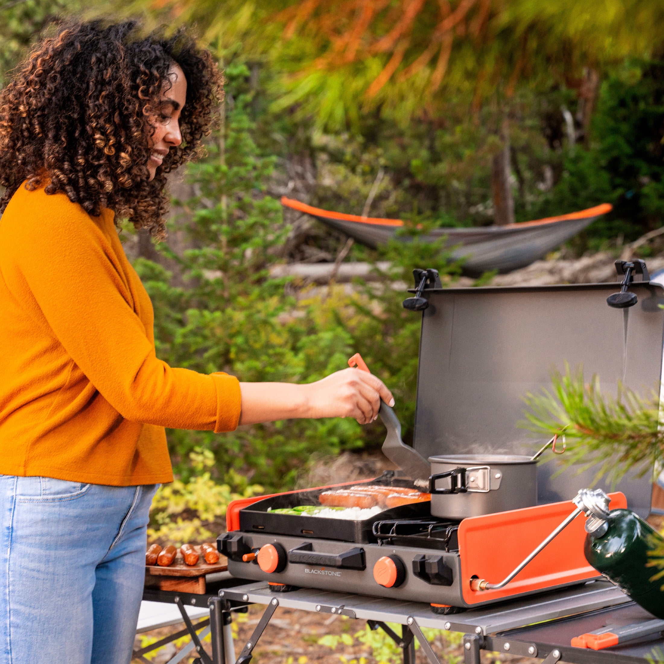 Adventure Ready 12"x14�� Propane Camping Griddle with Side Burner( 14") - Image 10