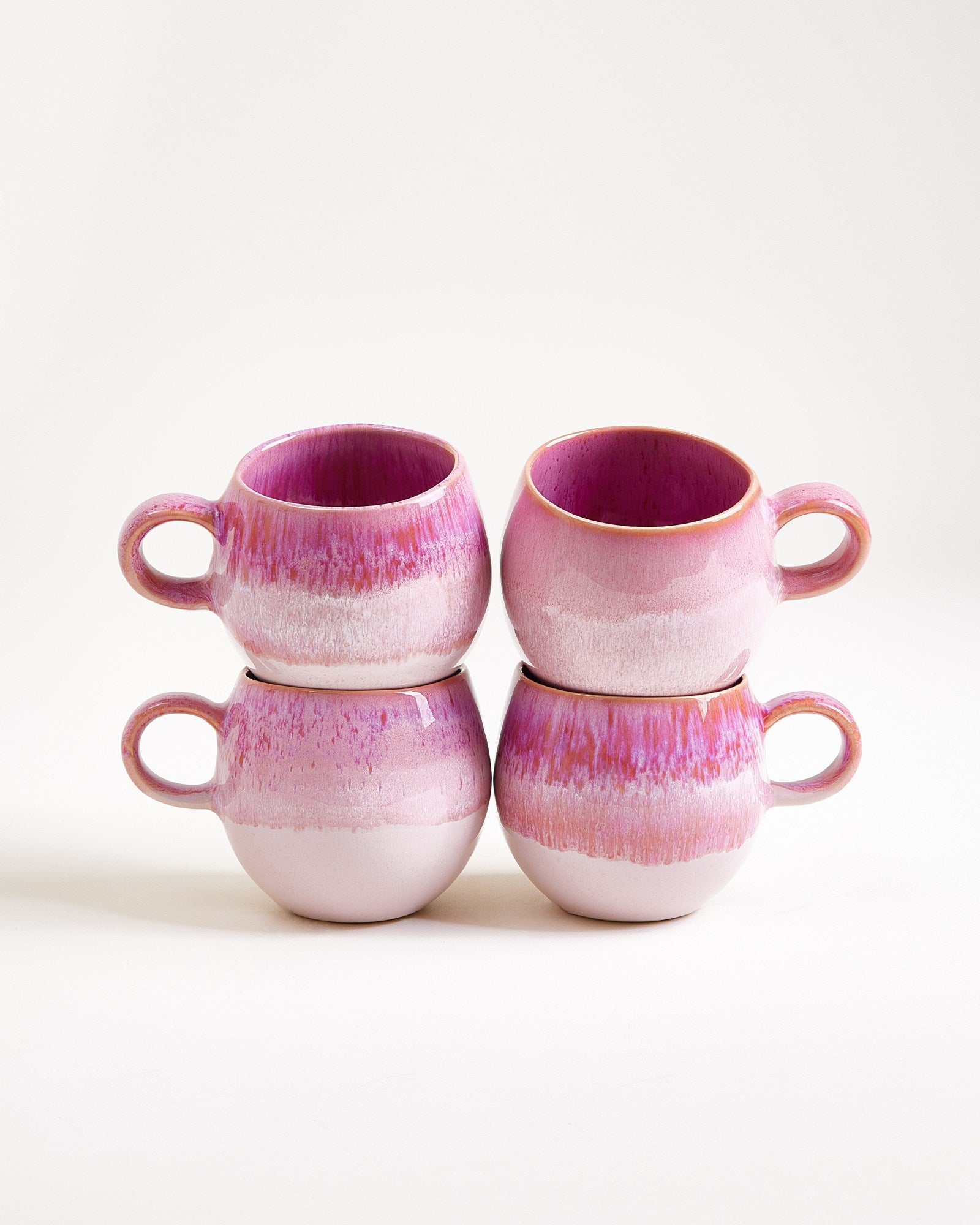 BICA - SMALL MUG PINK SET OF 4
