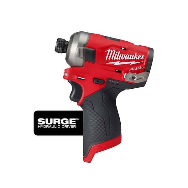 M12 FUEL SURGE 12V Lithium Ion Brushless Cordless 1/4 in  Hex Impact Driver (Tool Only)