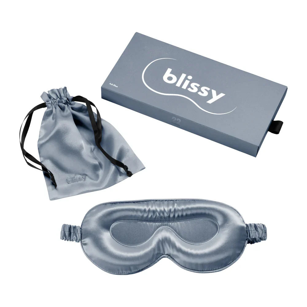 Sleep Mask - Ash blue - Profile