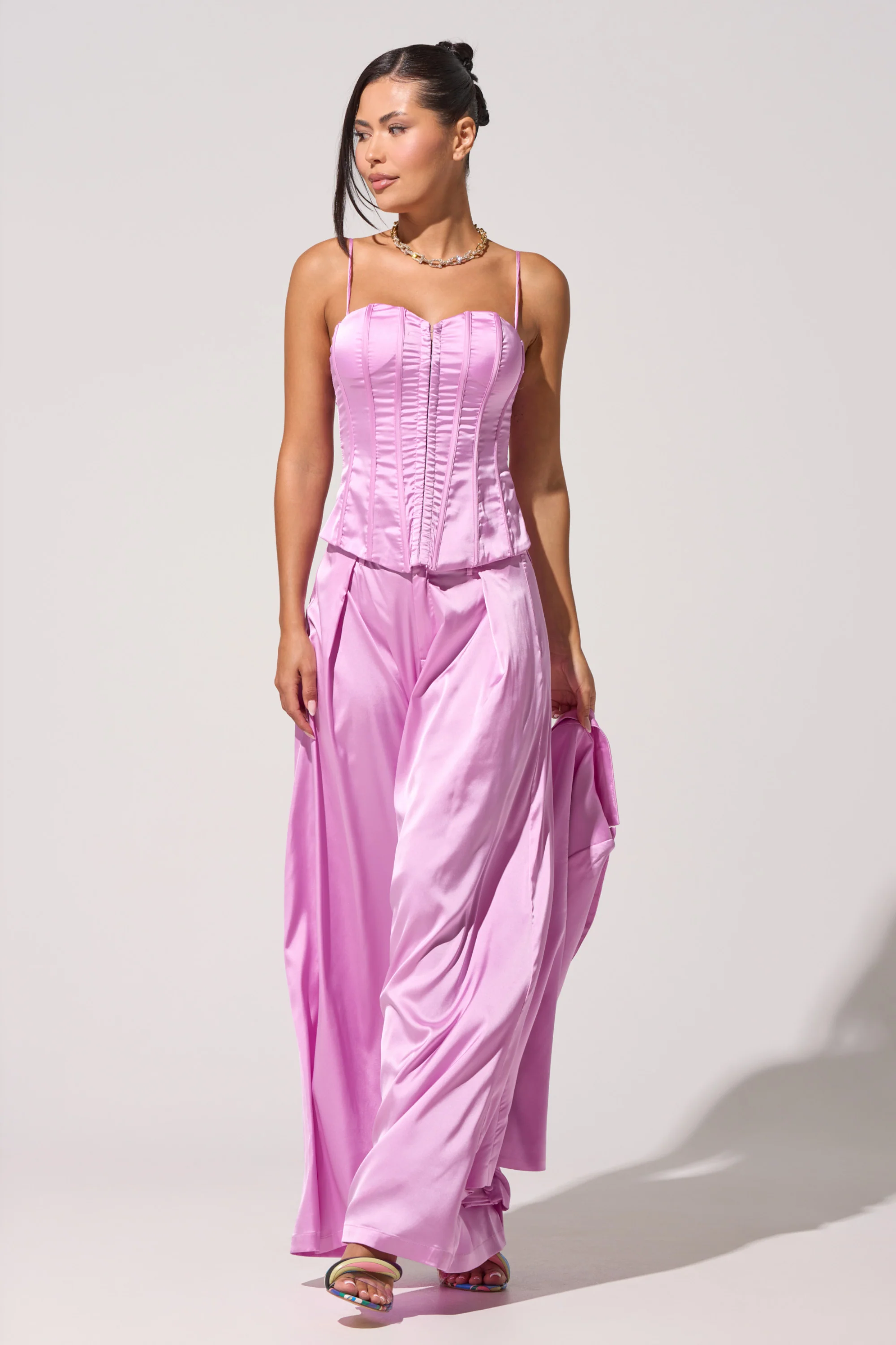 IN FULL BLOOM LIGHT PURPLE CORSET - Akira Store