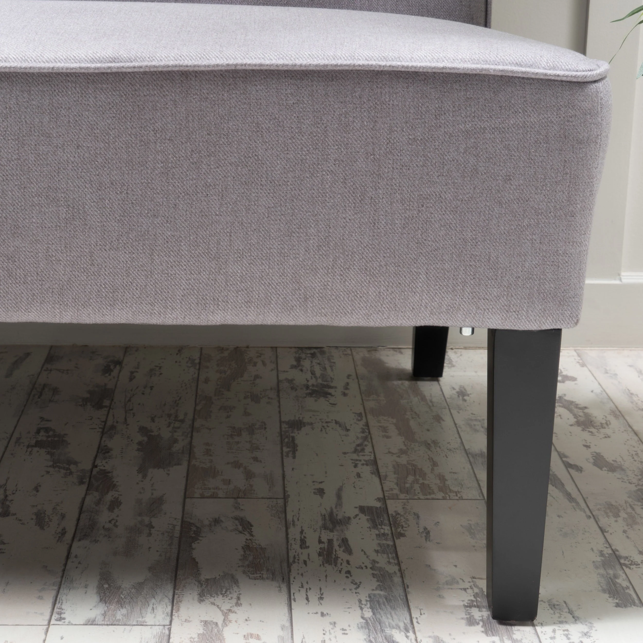 Desmond Fabric Love Seat,Light Gray - Image 4
