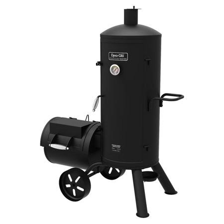 Dyna Glo Signature Series Charcoal Offset Smoker and Grill Black