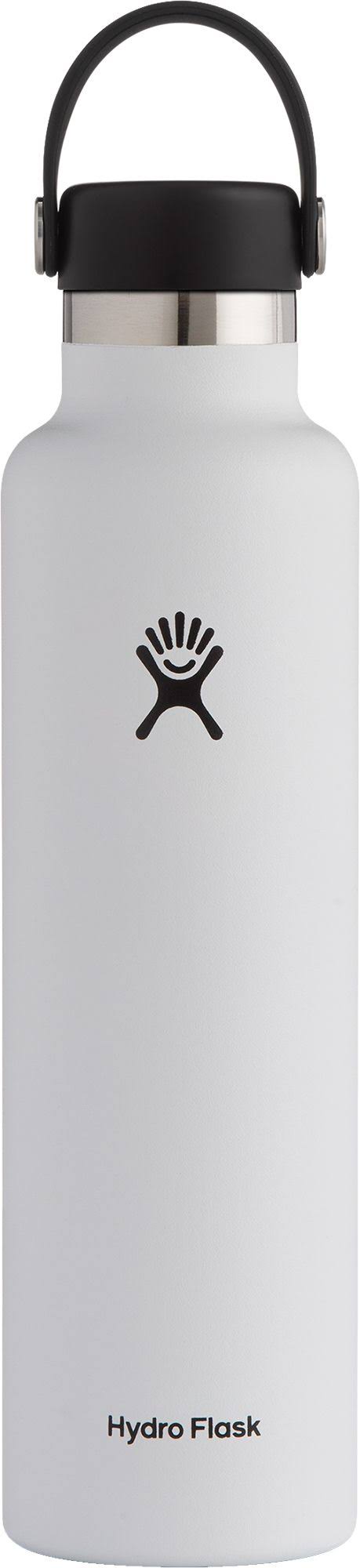 Hydro Flask Standard Mouth Insulated Water Bottle, White - 24 oz
