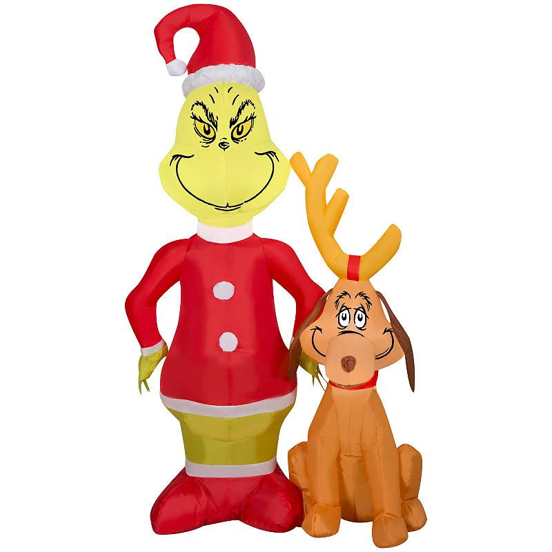 Disney The Grinch & Max Inflatable LED - 48 in