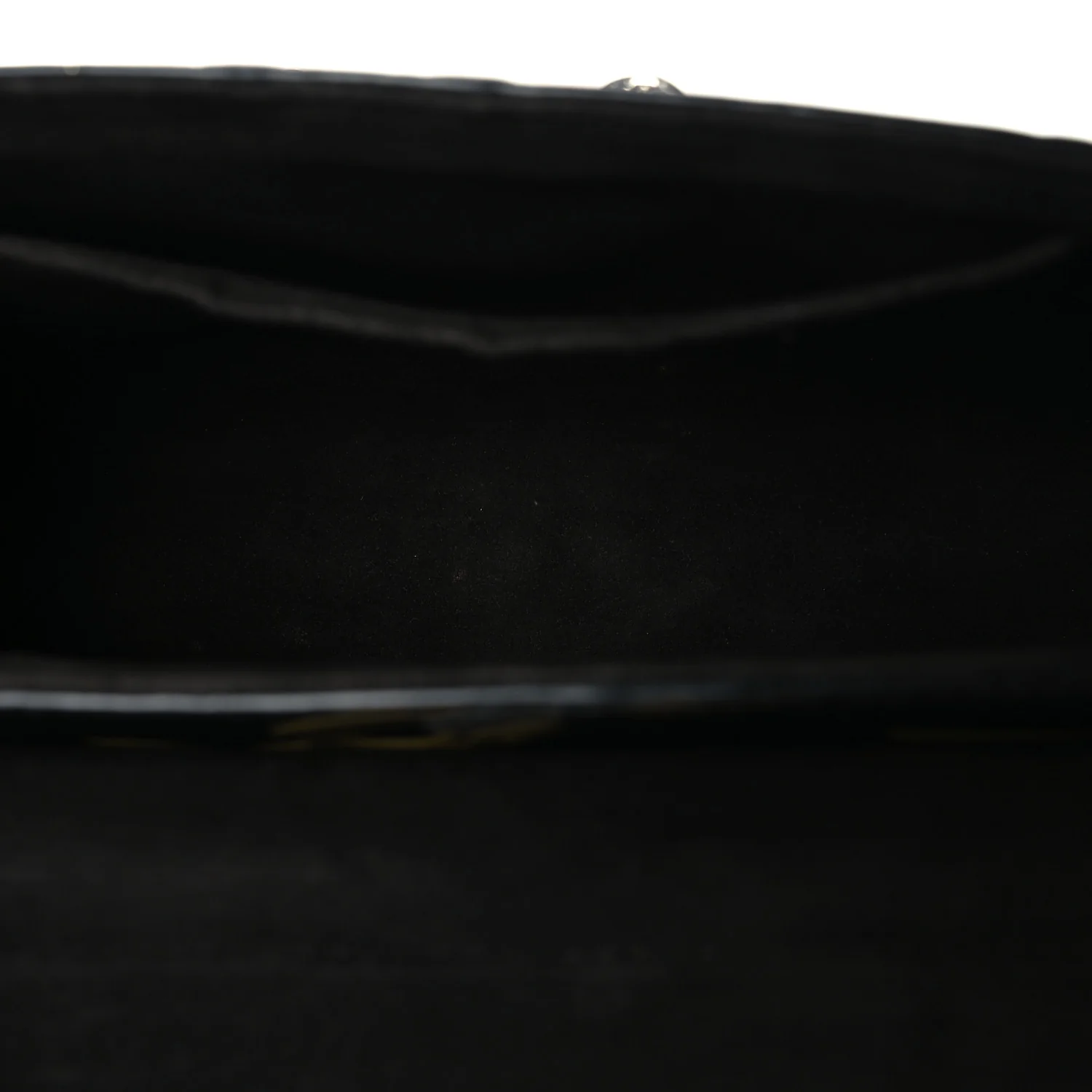 Epi Chain Flower Twist Shoulder Bag MM Black