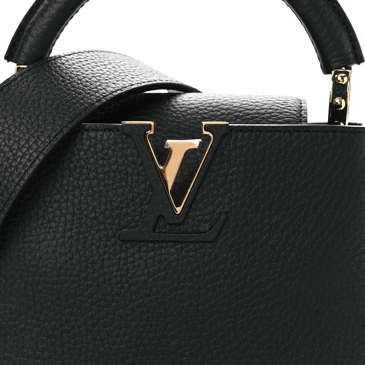 Taurillon Mini Capucines Black
