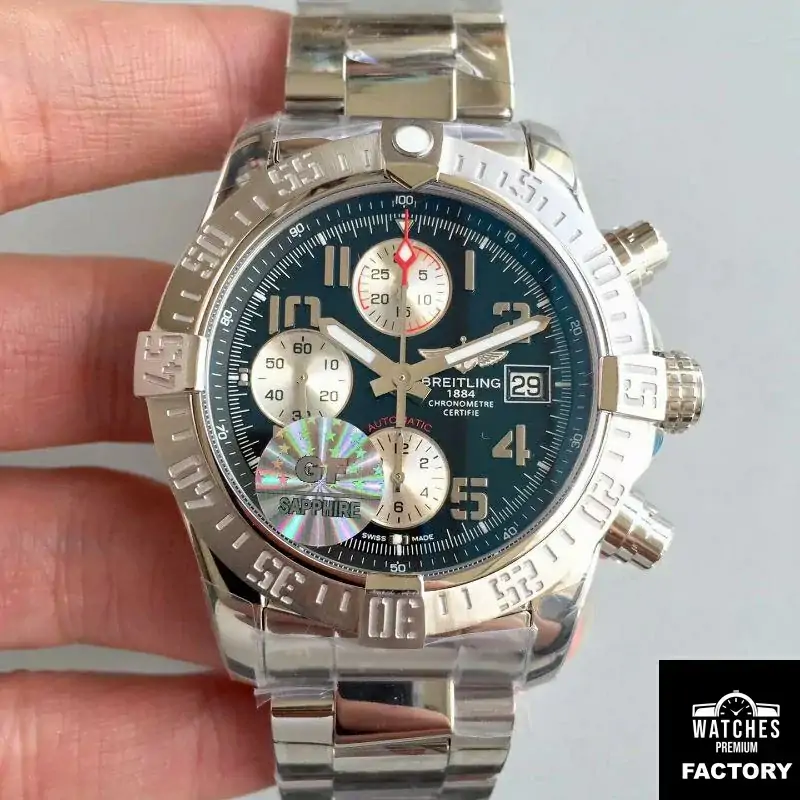 Breitling Avenger II A1338111 / F564SS 43MM GF Factory Blue Dial