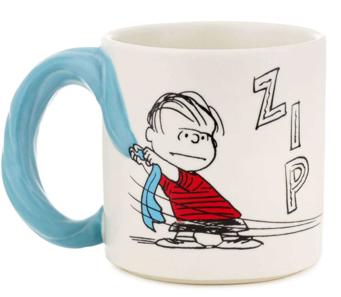 Peanuts Linus and Snoopy Dimensional Blanket Mug, 17 oz.