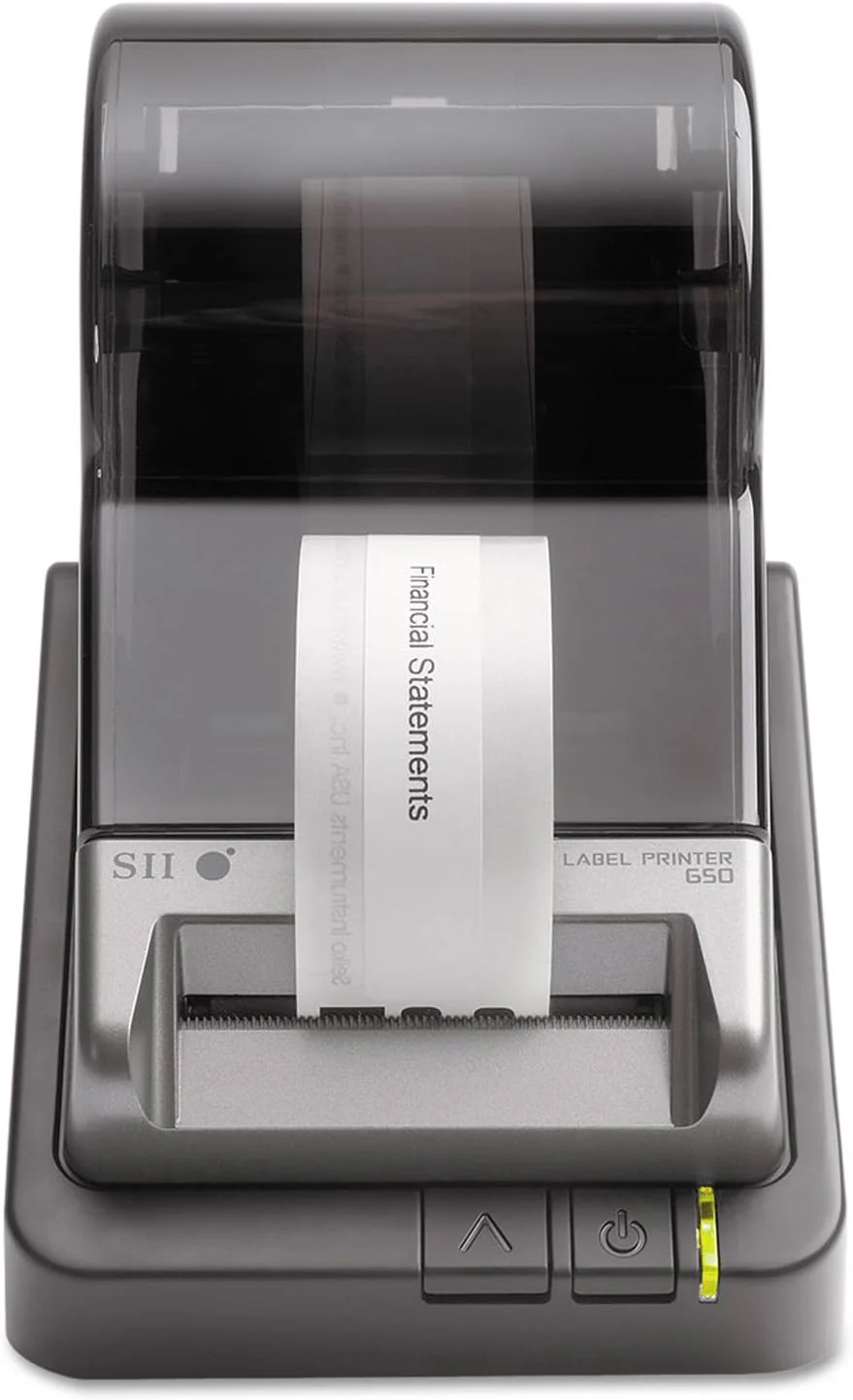 Seiko Instruments Smart Label Printer 650, USB, PC/Mac, 3.94 inches/second, 300 DPI