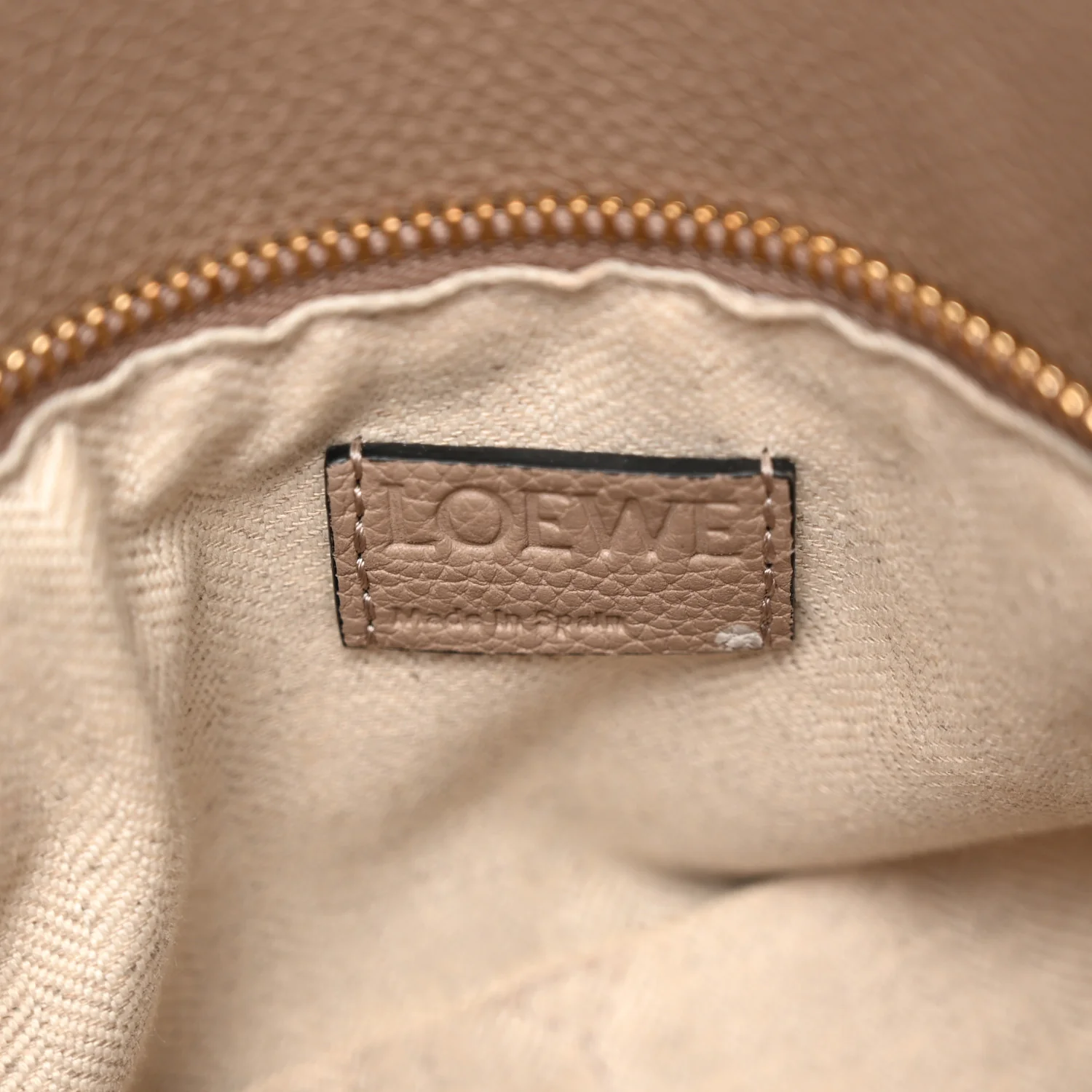 Calfskin Medium Puzzle Bag Sand