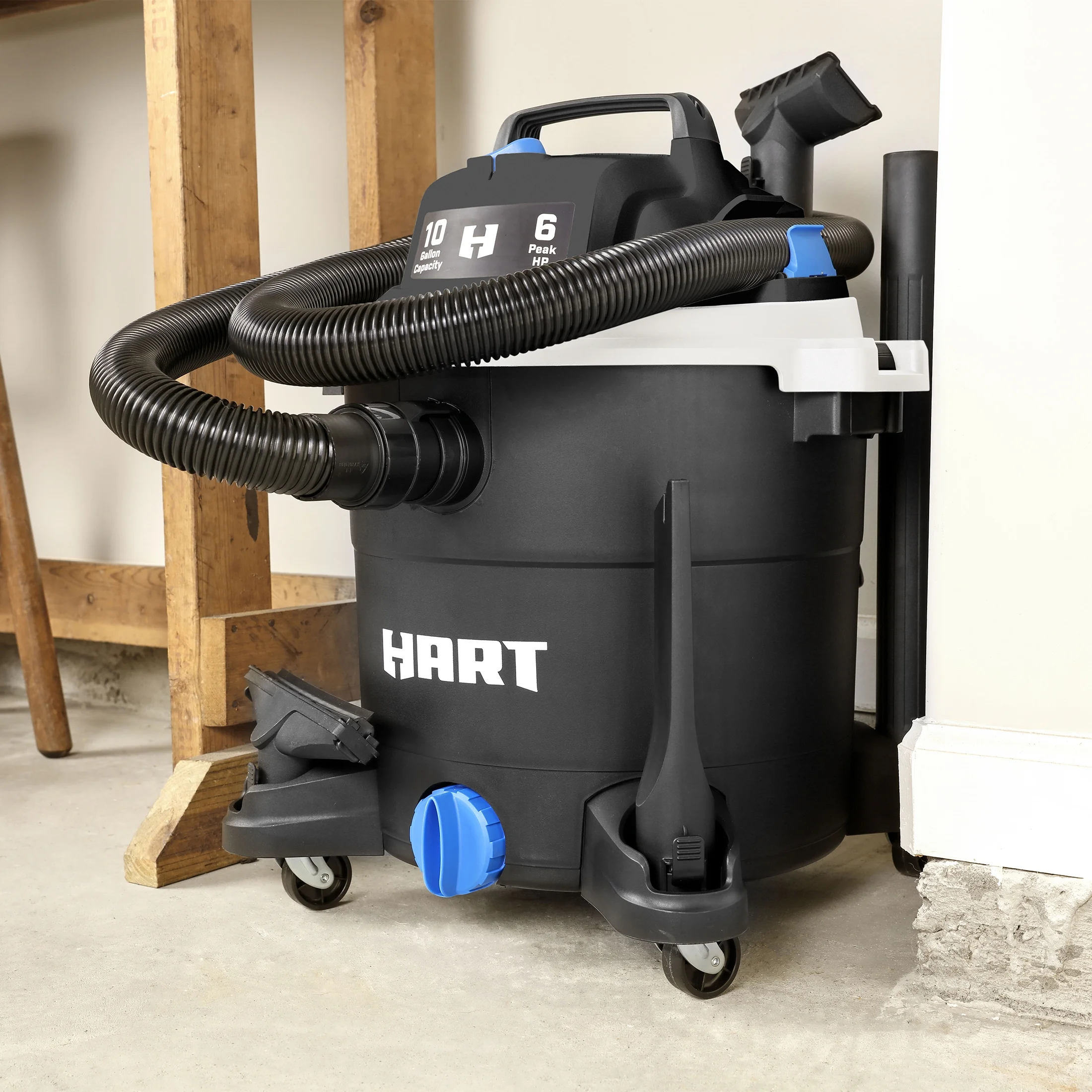 10 Gallon 6 Peak HP Poly Wet/Dry Vacuum, VOC1012PF 3703 Image 10
