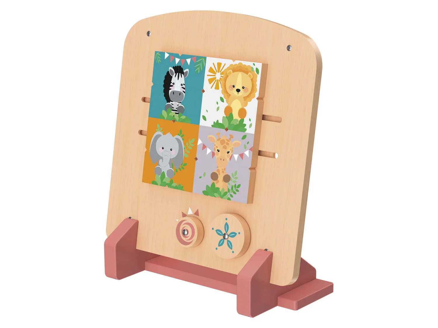 Playtive Jeu mural en bois vritable, 2 pices