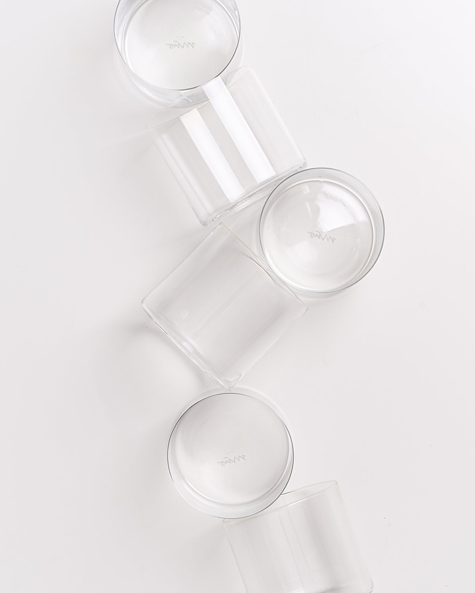 JOIA - SMALL GLASS TRANSPARENT SET OF 6