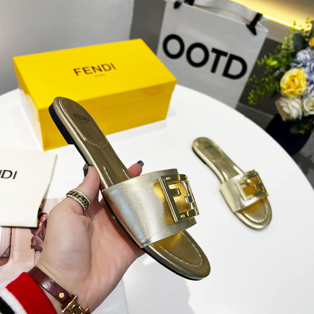 Fendi Baguette Slides