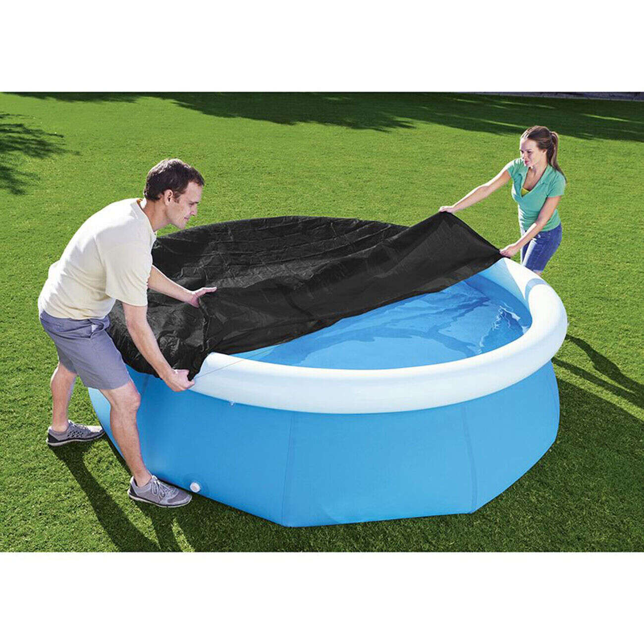 Bâche de protection piscine ronde Ø 244 cm
