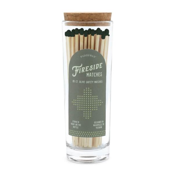 Fireside safety fyrstikker olive green