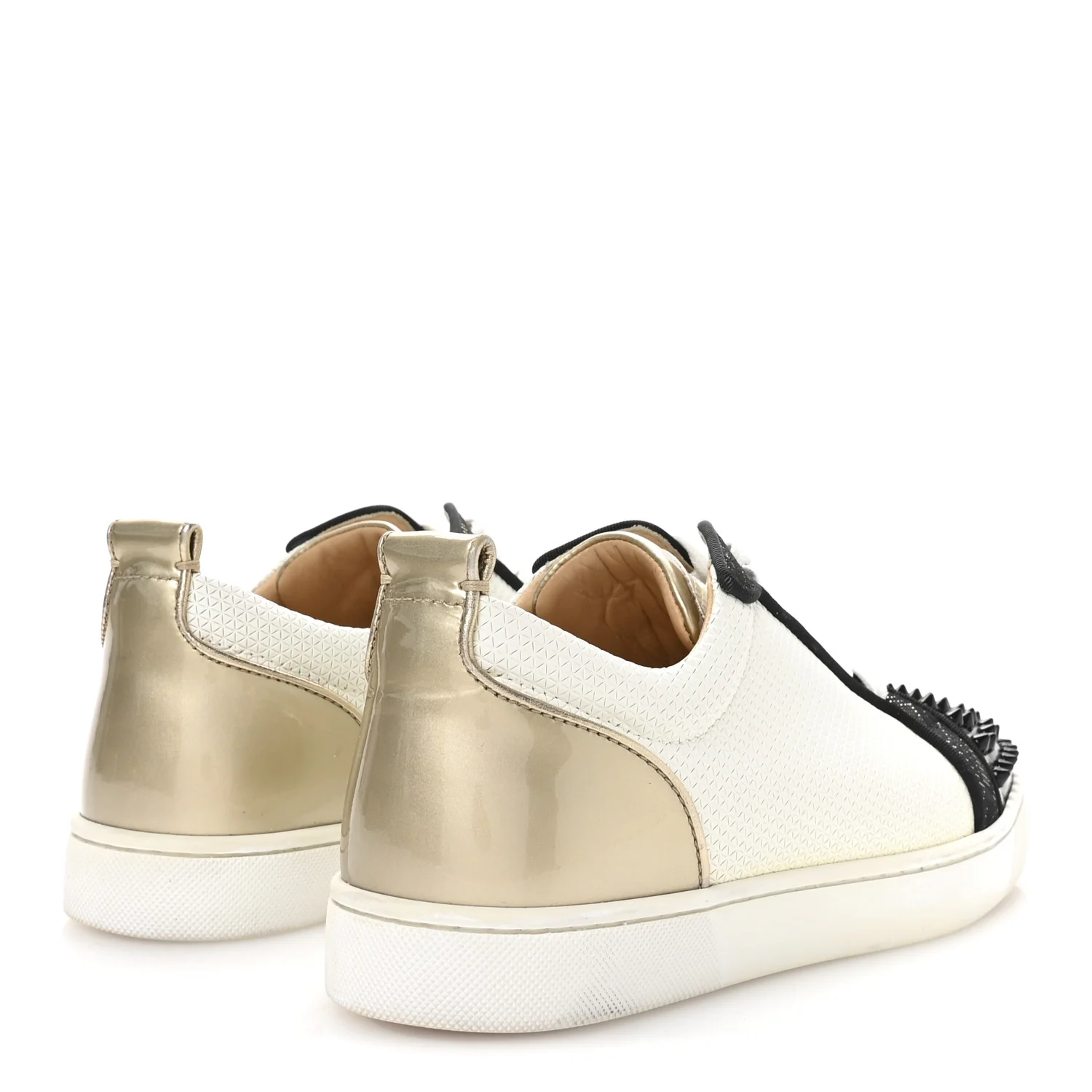 Calfskin Mens Louis Junior Spikes Orlato Flat Sneakers 42 Multicolor