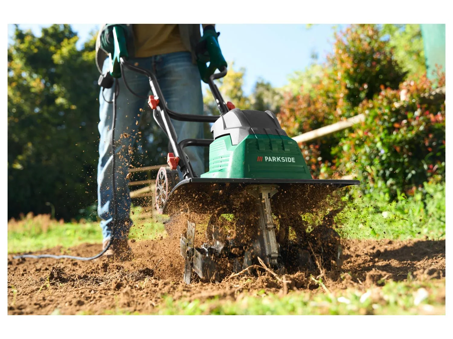 PARKSIDE Bineuse lectrique PEBH 1500 B2, 6 fraises, 1500 W