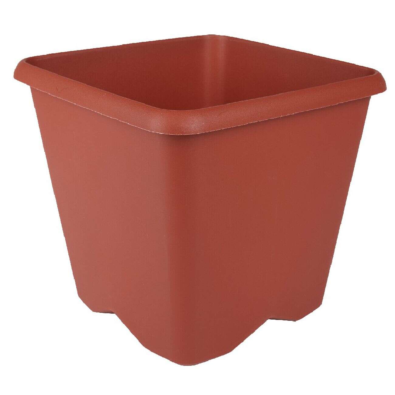 Pot de jardin carré Chorus rouge 15,2 L