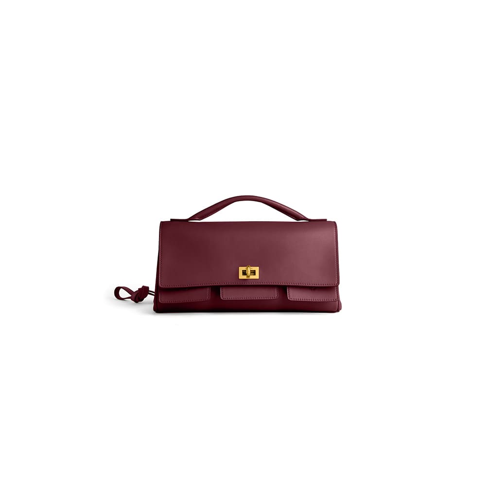 Balenciaga Women s Bel Air Clutch On Strap Small(HIGH-END GRADE)