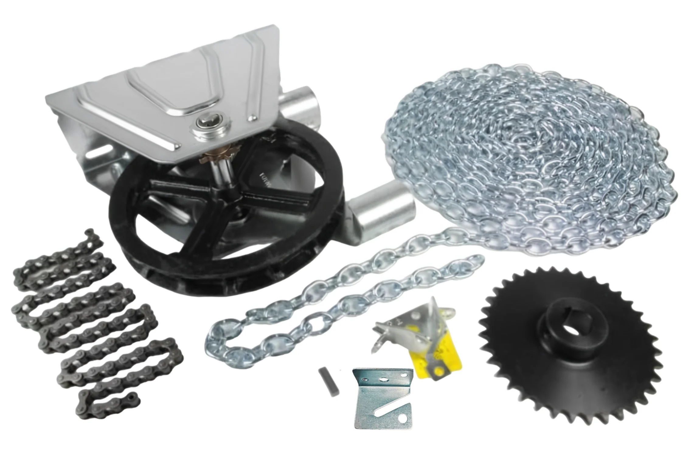 Garage Door Chain Hoist Kit Model 2000R 4:1 Reduction Wall Mount (1.25 Inch Shaft) | Chain Hoist Replacement for Garage Door Repair | Garage Chain Replacement Set - Image 7