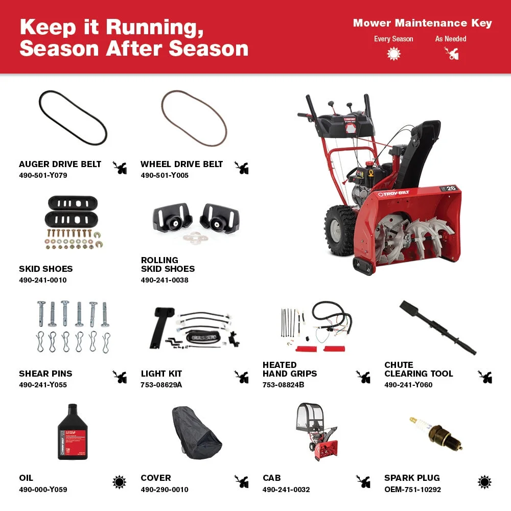 Storm 2600 26 in 208 cc Two Stage Gas Snow Blower with Electric Start Self Propelled Image 9