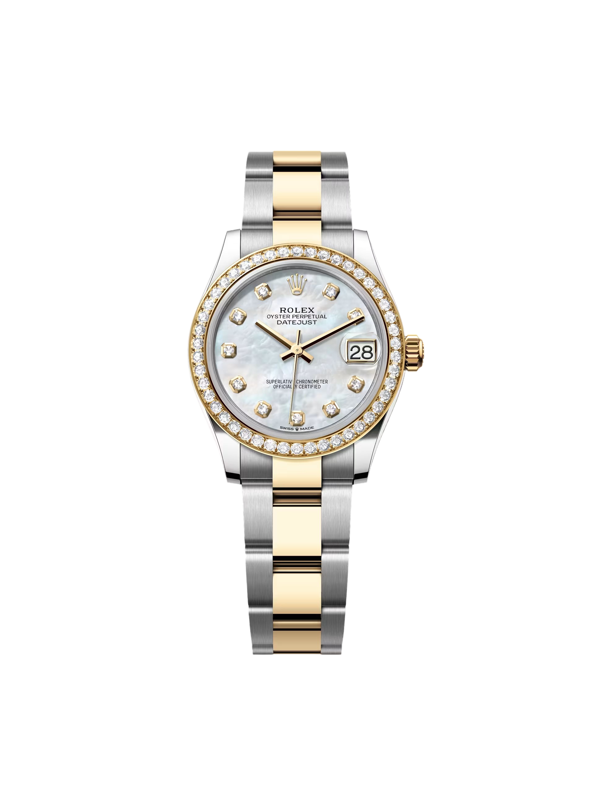 【Super Clone】RLX Datejust m278383-0027/0028 31mm Mother of Pearl Dial Oyster Bracelet