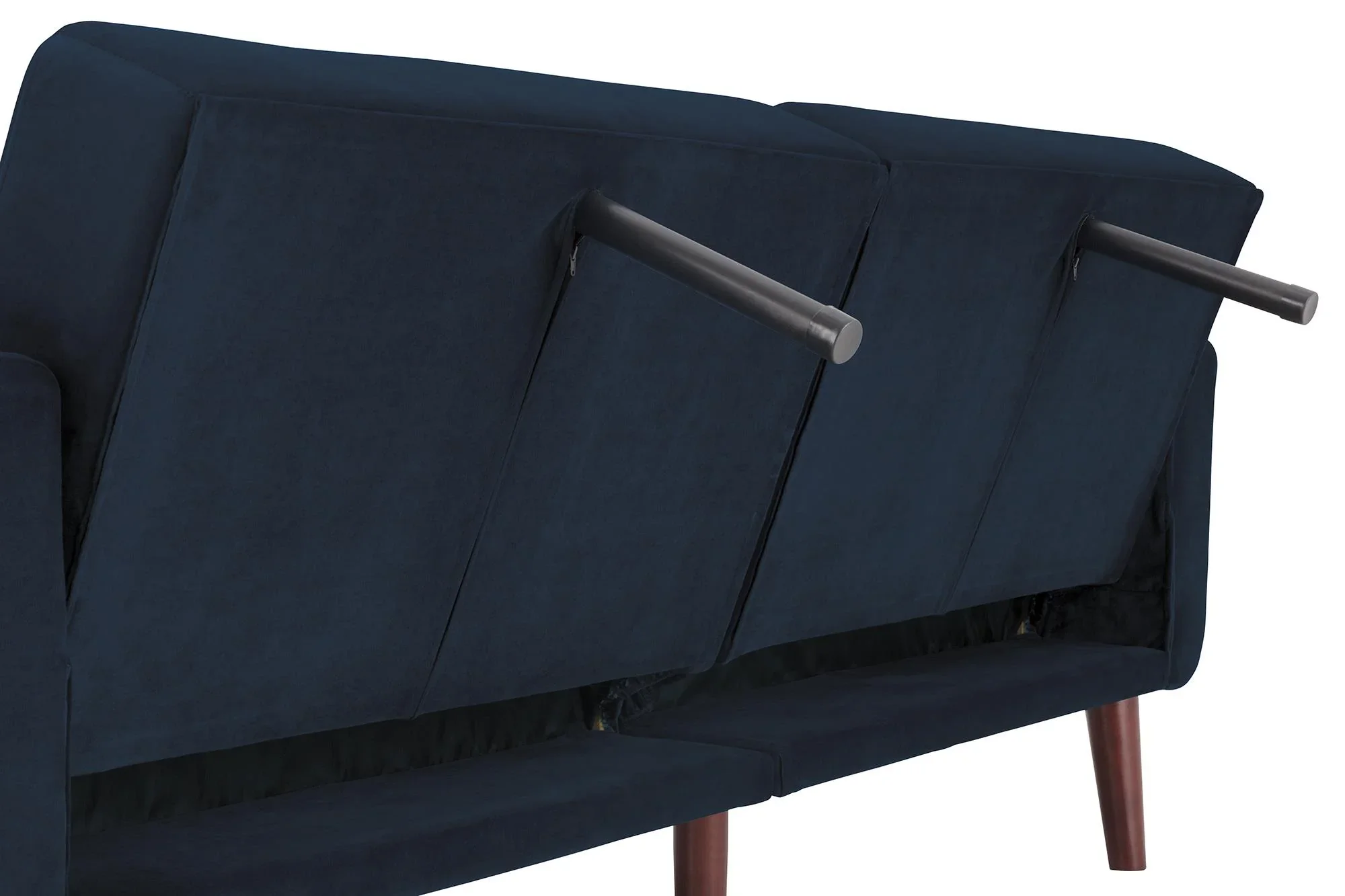 Better Homes & Gardens Nola Modern Futon, Camel Faux Leather