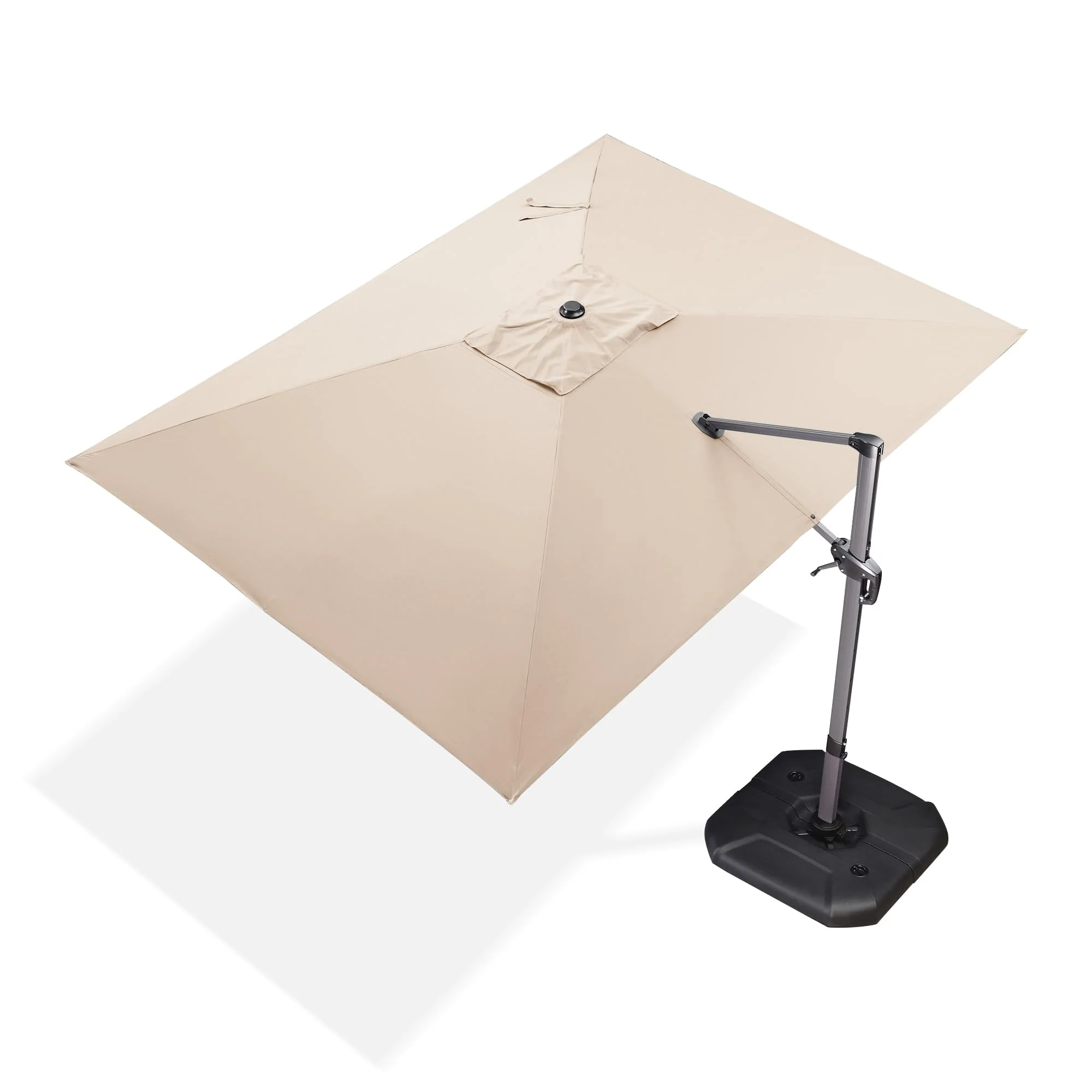 9' X 11.5' Patio Umbrella Outdoor Cantilever Rectangle Umbrella Aluminum Offset Umbrella