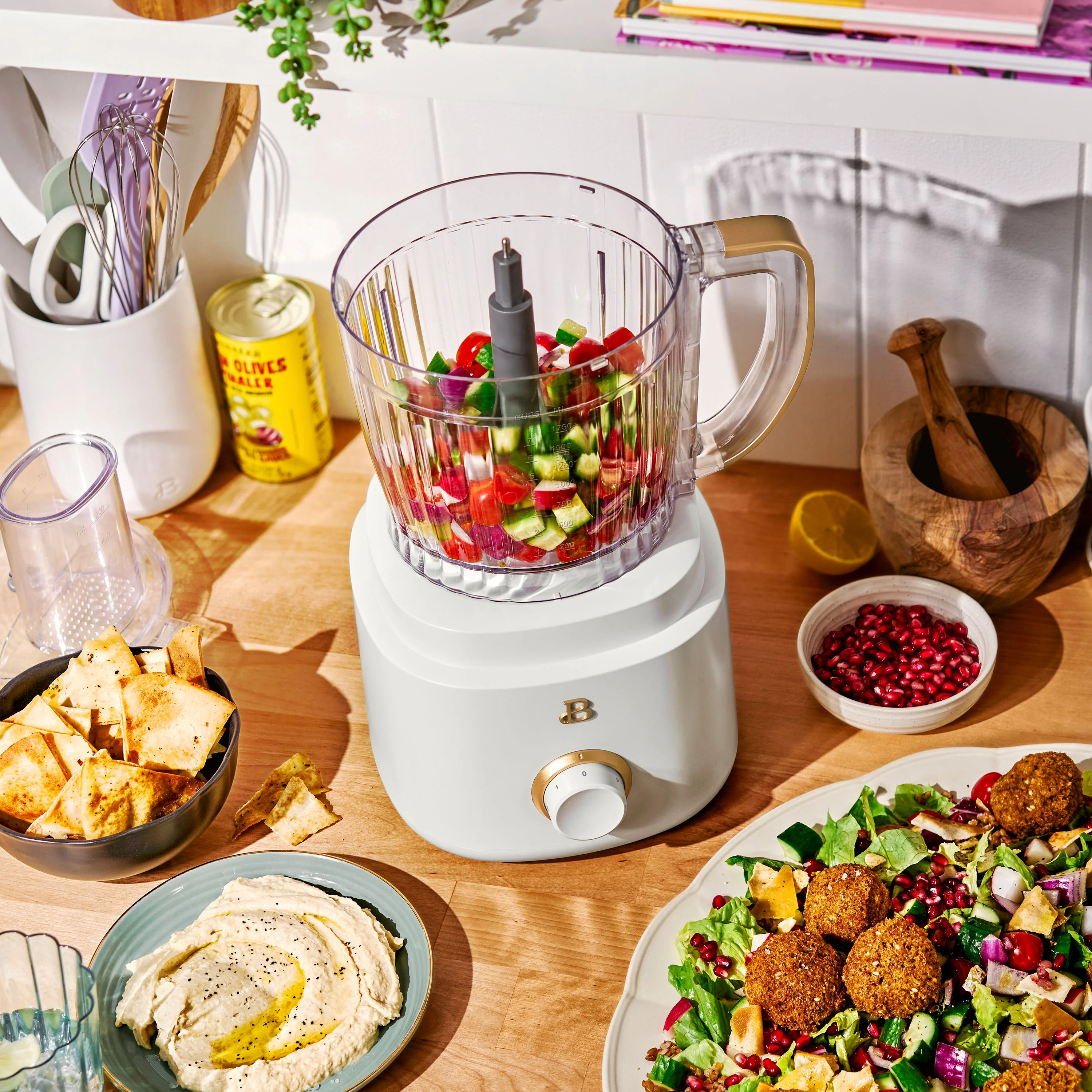 Beautiful 10-Cup Food Processor with Accessories, White Icing by (White Icing) - Image 8
