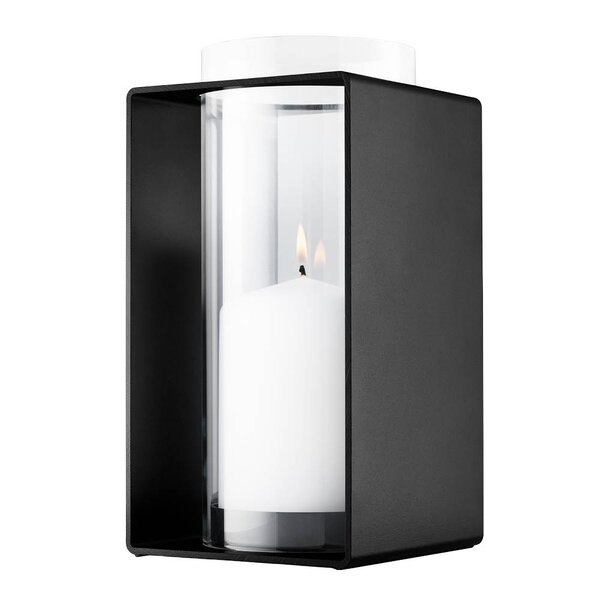 Glow lyslykt 23,5 cm svart