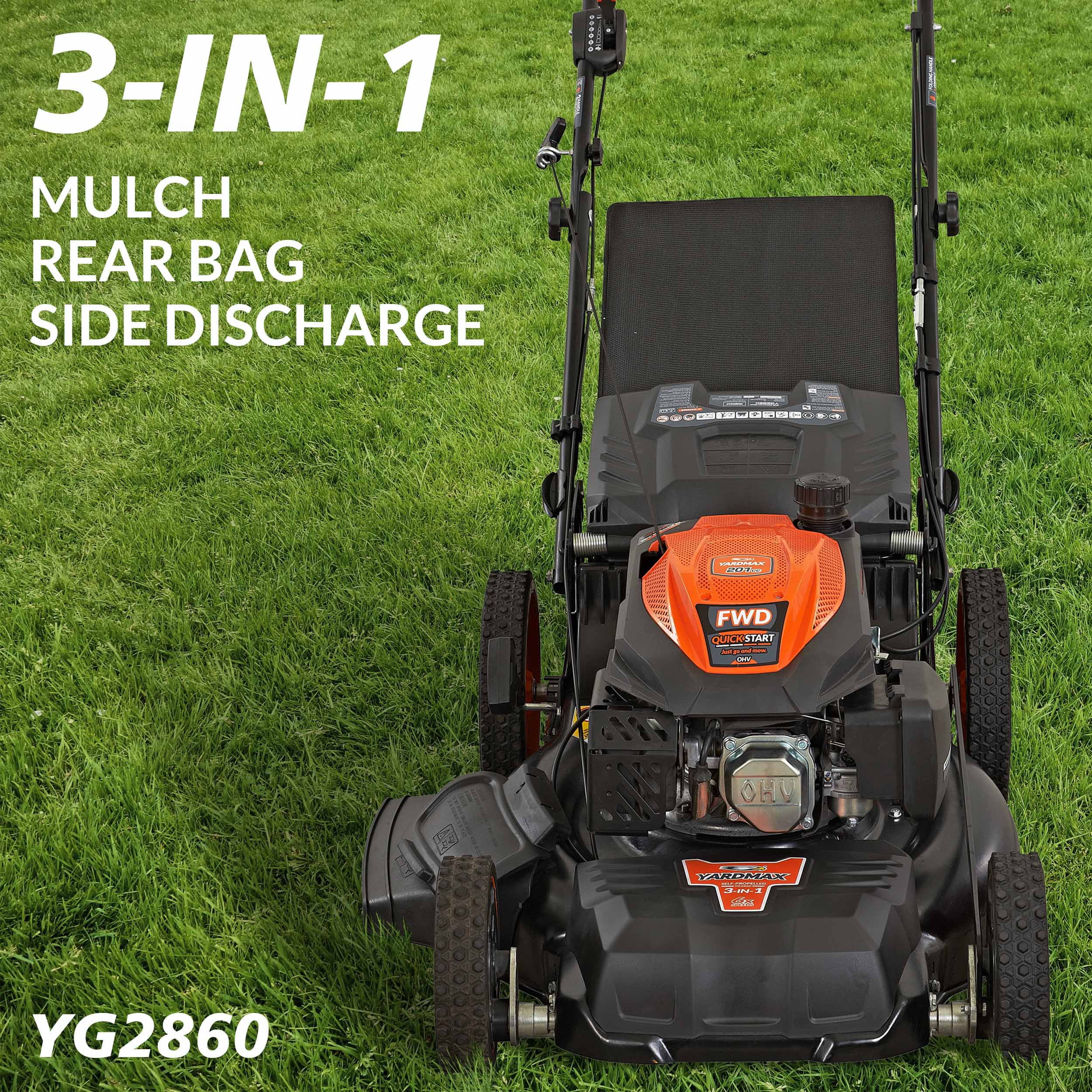 22" Self Propelled Lawn Mower with Seven Cutting Heights - Image 8