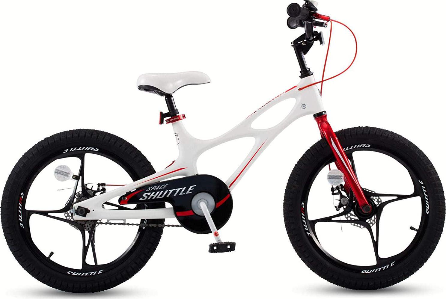 Royalbaby 18 in Magnesium Space Shuttle Kid - S Bike. White