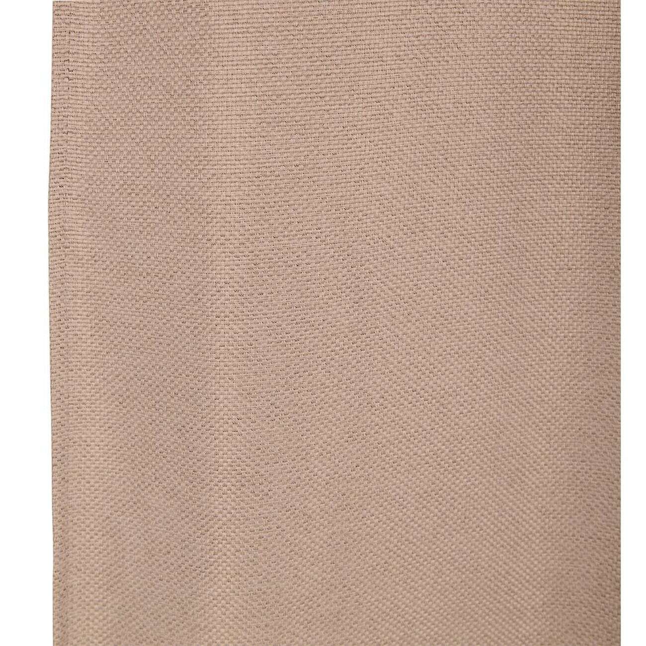 Rideau occultant effet tramé beige 140x240cm