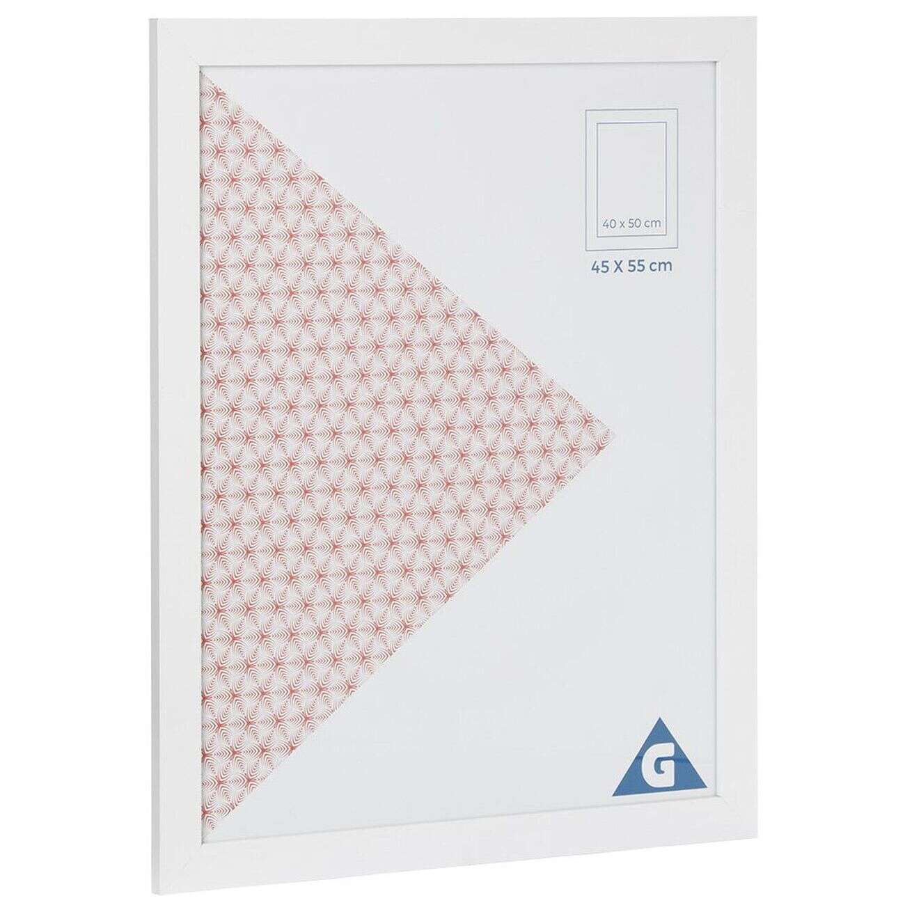 Cadre photo blanc 1 vue 40 x 50 cm