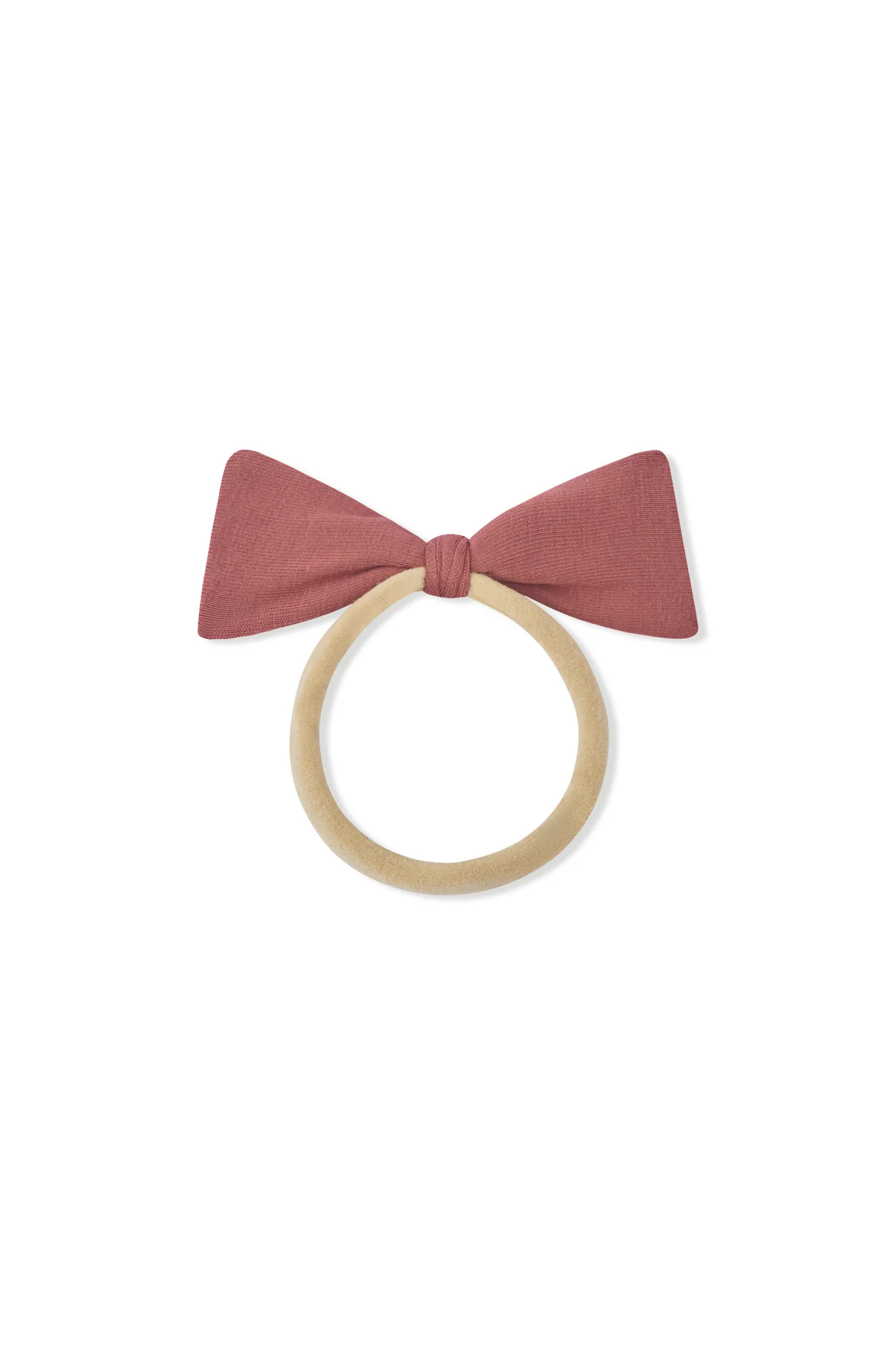 Tiny Nylon Bow in Ember