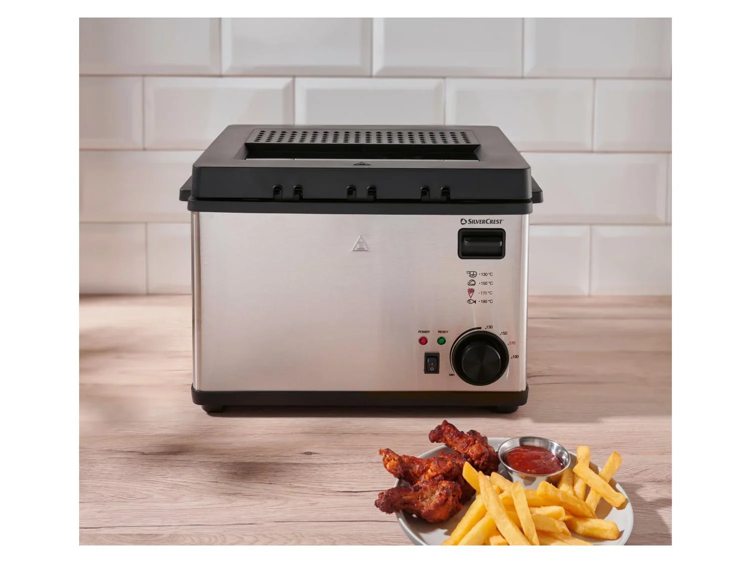 SILVERCREST Friteuse en acier inoxydable