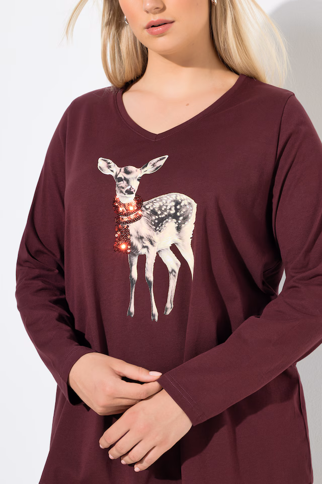 Fawn Long Sleeve Graphic Tee