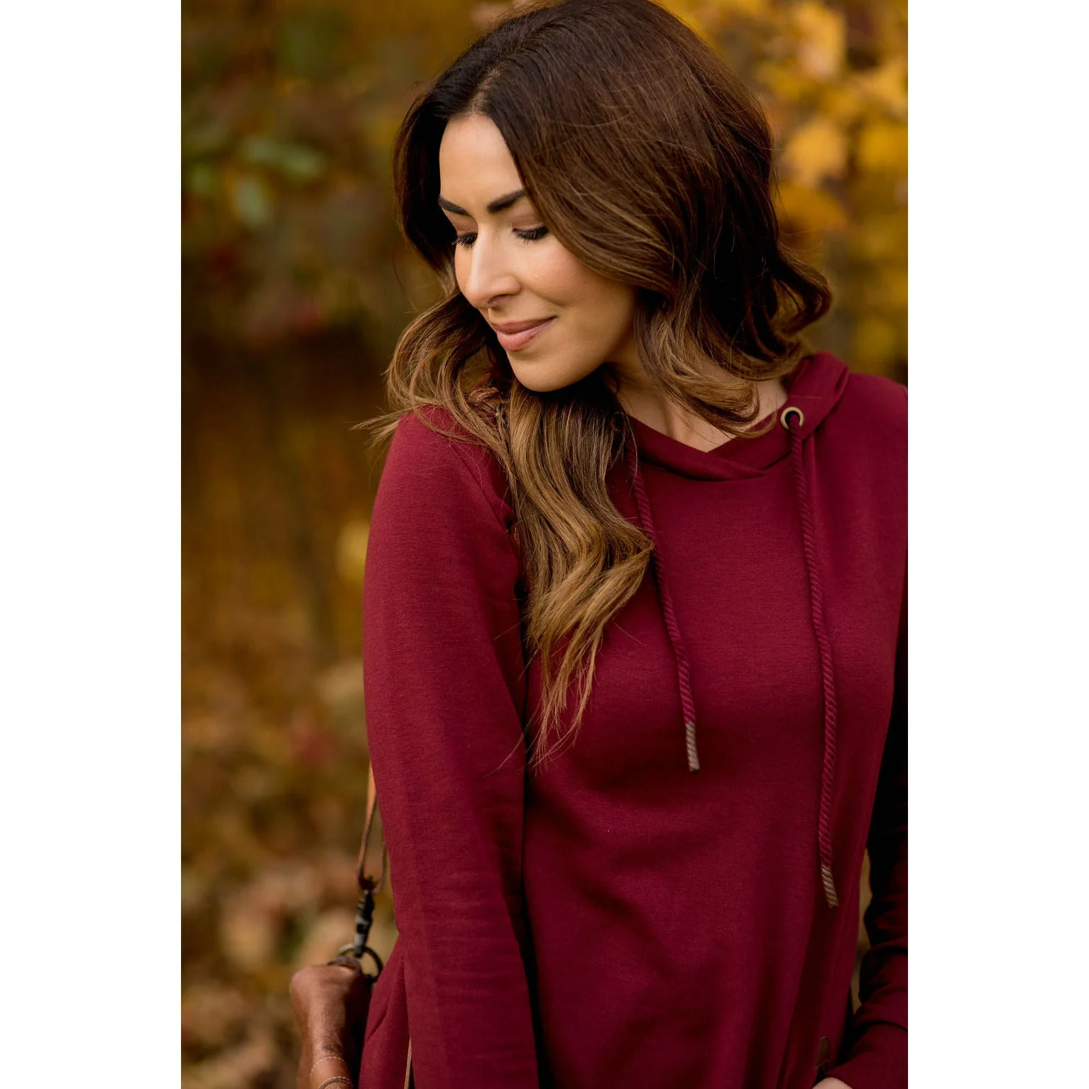 Betsey's Leather Accented Hoodie