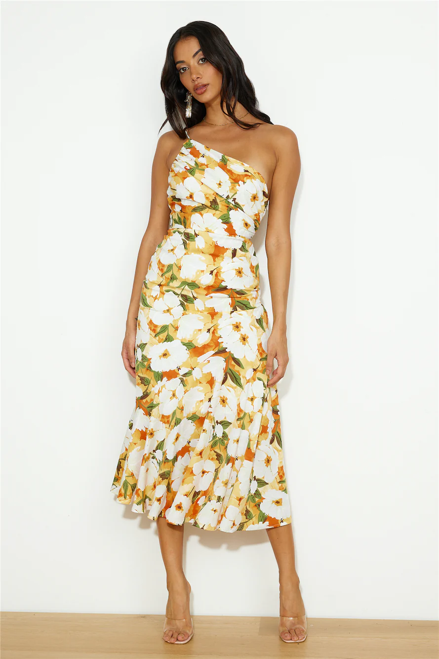 Dance Together Maxi Dress Orange