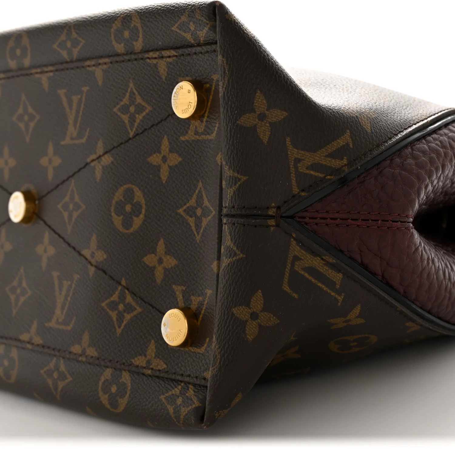Ostrich Lizard Majestueux Tote MM Bordeaux