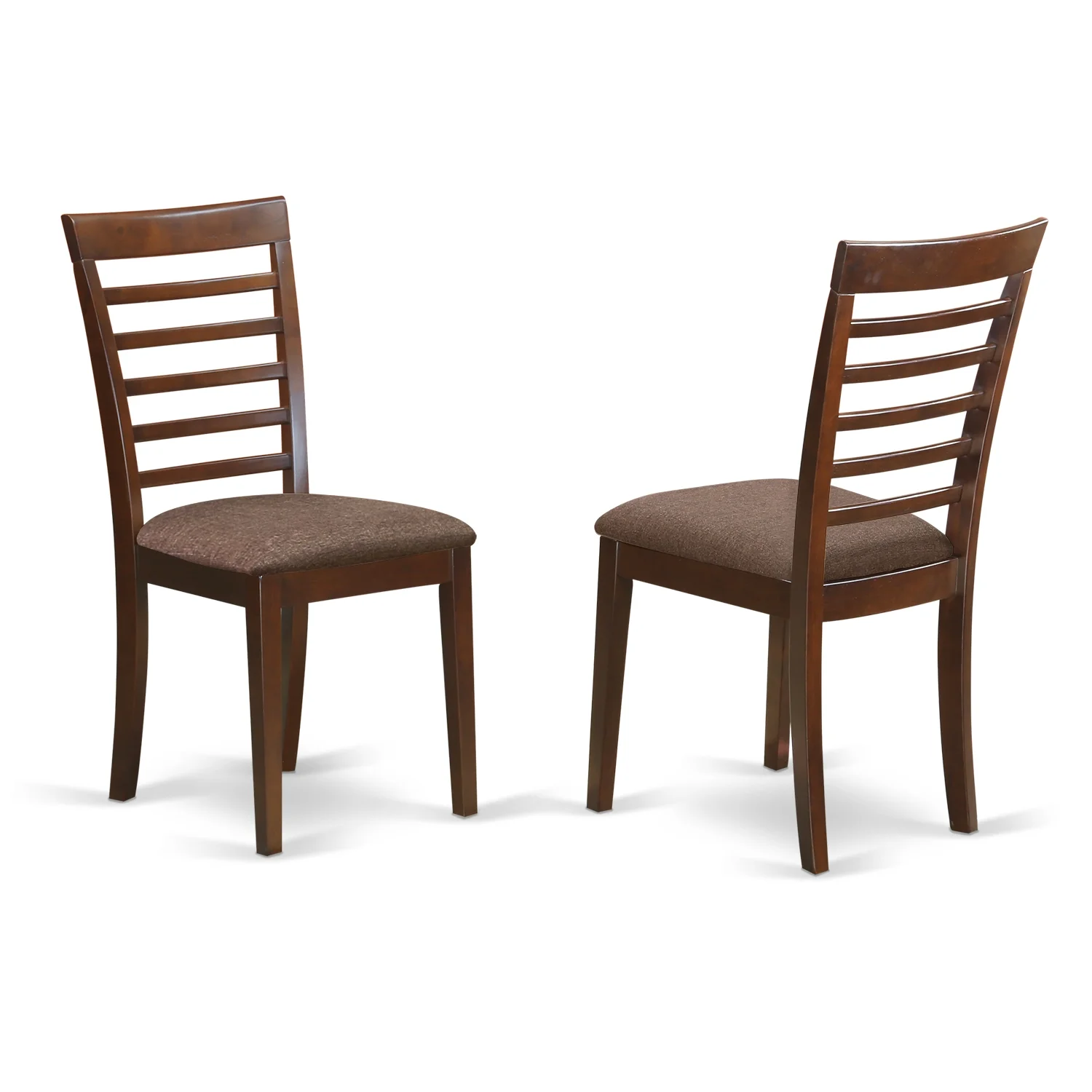 Kitchen Dinette Set - Small Dining Tables and Dining Chairs - Finish:mahogany, Number of Items:7, Shape:rectangular, Style:microfiber Seat