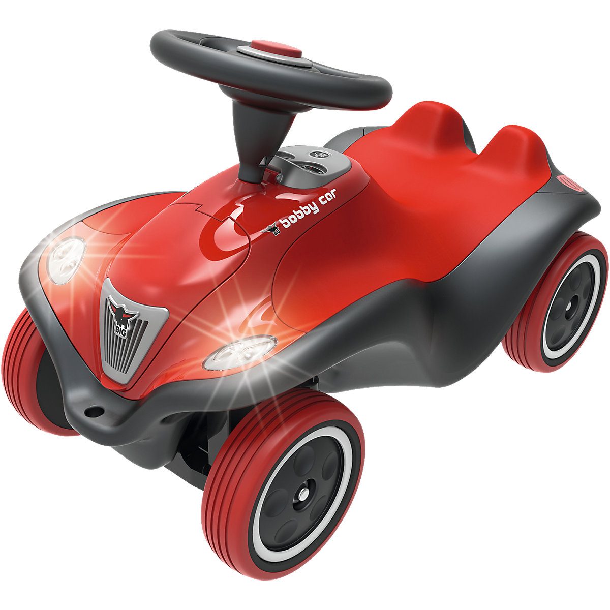 BIG Bobby Car NEXT, rouge/noir noir/rouge