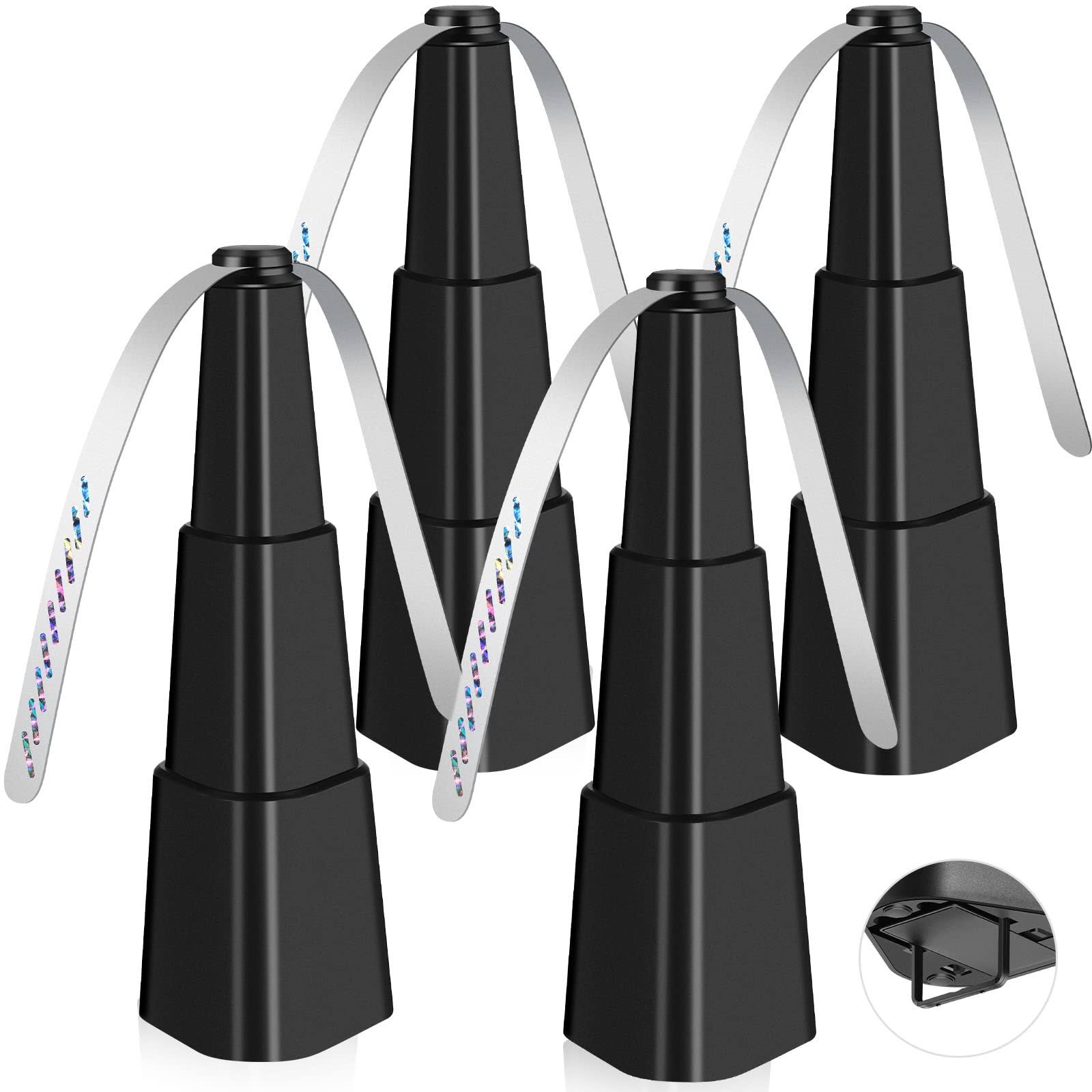 Fretech Fly Fans for Tables 4 Pack - Fly Repellent for Outdoor Indoor Meal - Portable Automatic Picnic Table Food Fly Fans -Fly Repellent Fans