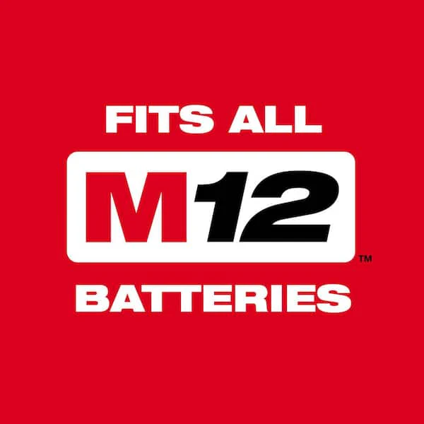 M12 FUEL 12V Lithium-Ion Cordless 3/8 in. Ratchet and 1/4 in. Impact Driver Kit (2-Tool) w/Batteries, Charger Bag - Image 10