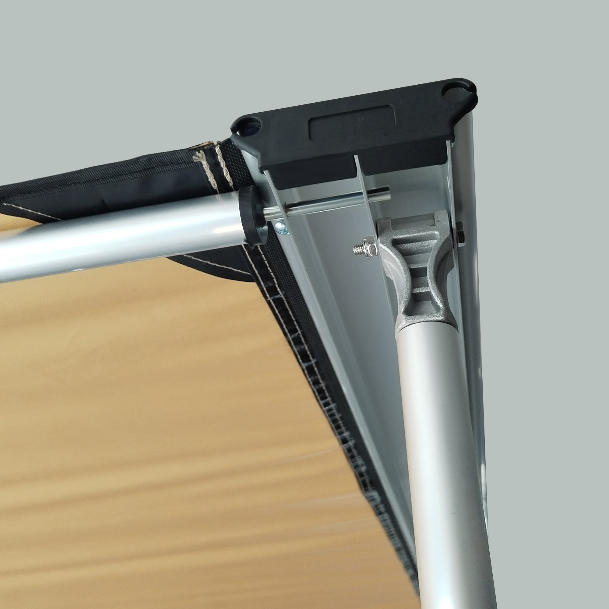 Outsunny Auto Tent Autodaktent Daktent, weerbestendig, 160 x 250 x 125-225 cm, Khaki