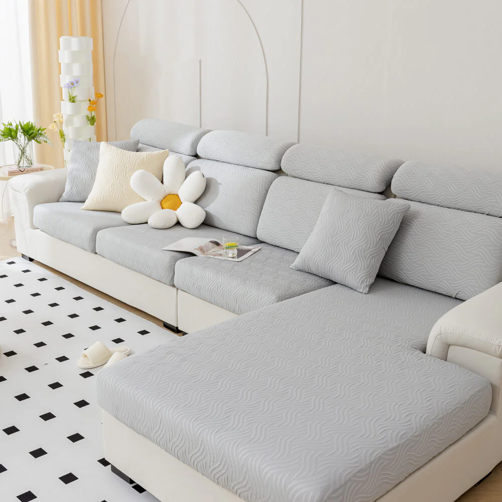 Modern Cooling Water-resistant Antifouling Stretch Magic Sectional Couch Cover